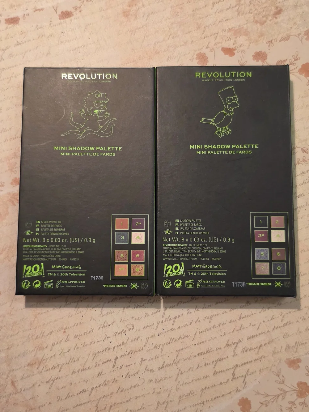 The Simpsons x Revolution Treehouse of Horror Eyeshadow Palette - Black